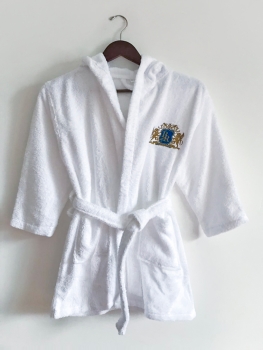 Kids Hooded terry Robe For Hotel/Spa 100% Egyptian Cotton Hooded Robes 