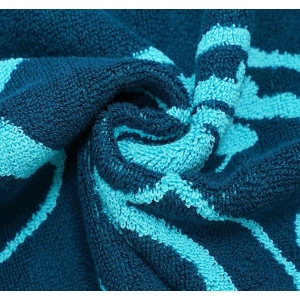 Customized High Quality 100% Cotton Hotel Luxury Yarn Dye Jacquard Beach Towels With Logo