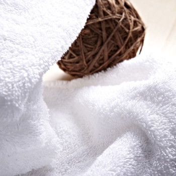 Luxurious 100% Cotton Terry White Color Towel Set