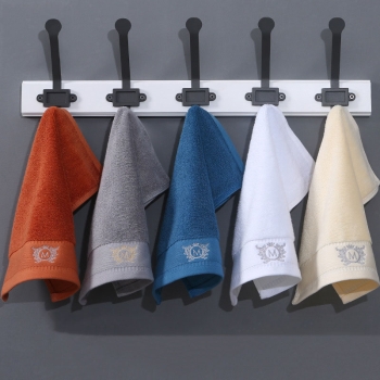 Wholesale Satin Border Wash Cloth High Weight Hotel/SPA Face Towel Small