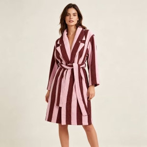 Luxury Robes for Family Adults and Kids Use Plus Size Feature High Quality 100% Cotton Bathrobes Unisex