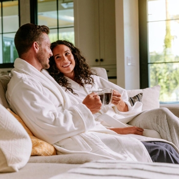 Premium 100% Egyptian Cotton 450gsm Thicken Velour Bathrobe for Hotel/Spa