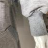 Women's Luxury Cotton Jersey Knitted Sweatshirt Robe Hooded