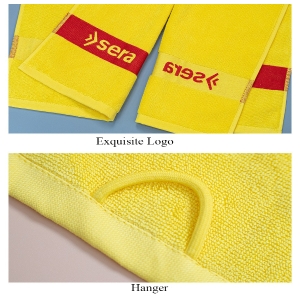 Personalized 00% Cotton Terry Yarn Dye Logo Sports Towel