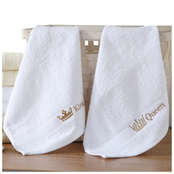 Customized Monogram 100% Cotton Ring Spun Face Family Towels