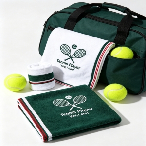 High Quality 100% Cotton Jacquard Sport Towel Custom Super Absorption and Soft Gym Towel With Embroidery logo