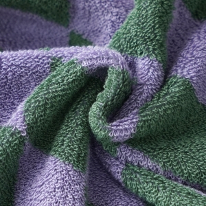 Yarn Dyed Jacquard Bathrobe Custom for Home Wear High Quality 100% Cotton Terry Loop Bathrobe Wave Point Women Sleepwear