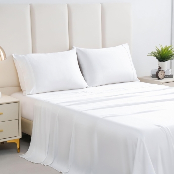 Factory Supply Bamboo Fibre Bed Sheet Set