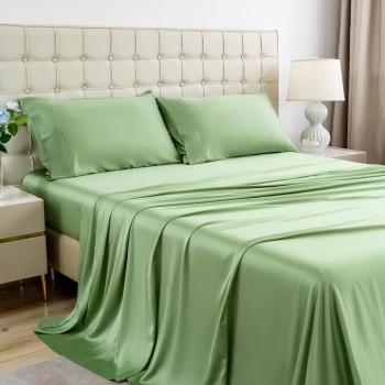 Factory Supply Bamboo Fibre Bed Sheet Set