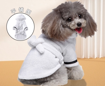 Wholesale Fleece Pet Bathrobe