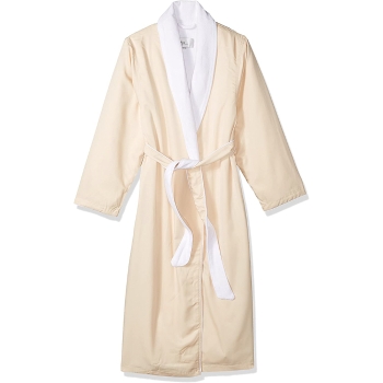 Wholesale Custom logo Luxury Thicken Hotel/Spa Robe Champagne