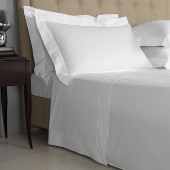 High Quality Turkish Cotton 600TC 80's White Hotel Bedding Set