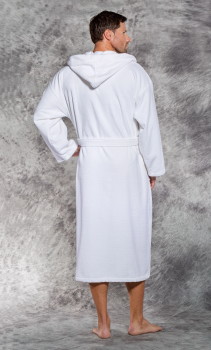 Wholesale Custom Logo 400GSM Cotton Velour Bathrobe for Hotel & SPA