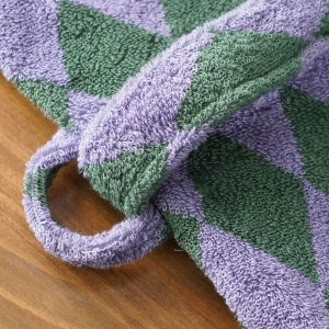 Yarn Dyed Jacquard Bathrobe Custom for Home Wear High Quality 100% Cotton Terry Loop Bathrobe Wave Point Women Sleepwear