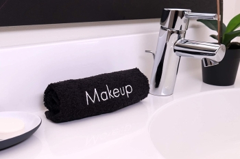 Makeup Remover Wash Cloth 100% Cotton Soft Quick Dry Fingertip Face Towel Washcloths for Hand and Make Up, 13 X 13 in