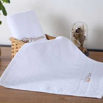 Customized Monogram 100% Cotton Ring Spun Face Family Towels