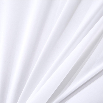 Luxury 100% Egyptian Cotton 300TC Sateen Plain White Embroidered Bedding Set 
