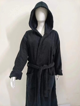 Customization Emboss Logo 100% Cotton Terry Toweling Bath Robes Unisex