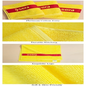 Personalized 00% Cotton Terry Yarn Dye Logo Sports Towel