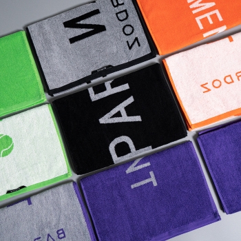 Personalized Logo Yarn Dye Weave Pattern 100% Cotton Towels 