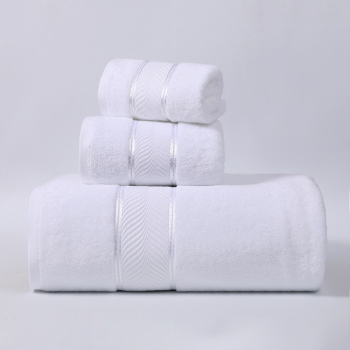 OEM/ODM Soft absorbent Bathroom Towels Fluffy & Soft Cotton Towel Set
