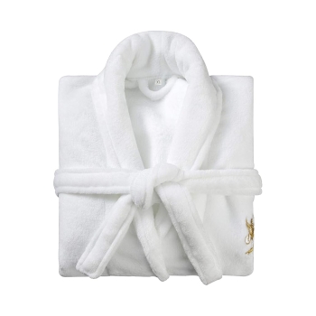 Men's Soft Plush lounging Robe, Shawl Collar Luxury Plush Robe, Winter Bath Robe