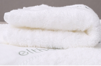 Wholesale Bath Towel Set 100% Combed Cotton White Color Towel Set 