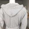 Women's Luxury Cotton Jersey Knitted Sweatshirt Robe Hooded