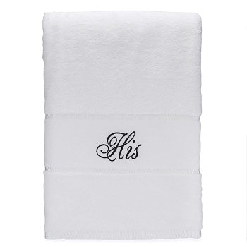 His & Hers Bath Towels Gift Set