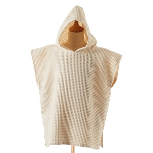 Hooded Waffle Kids Ponchos for Beach or Pool