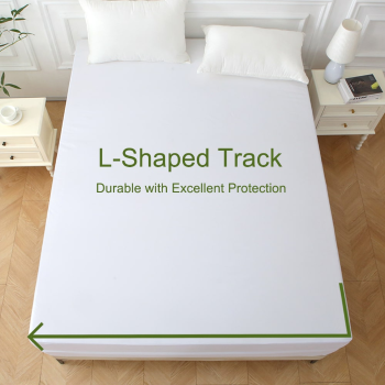 Waterproof 6-Sided Mattress Cover With High-Quality Zipper – Breathable & Machine Washable Quiet Mattress Protector, Fully Dustproof With Invisible Zip For Home, Hotel, Dormitory Use