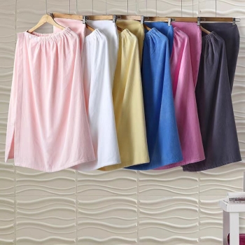 Custom logo 100% Cotton Velour Spa Towel Wraps With Snaps