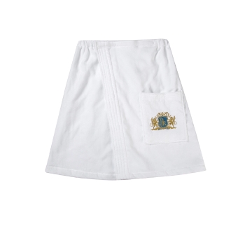 Customized Logo Cotton Terry Velour Adjustable Body Wrap Towel for Men 