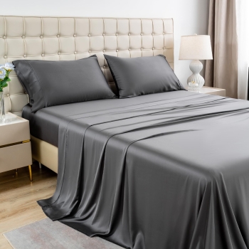 Factory Supply Bamboo Fibre Bed Sheet Set