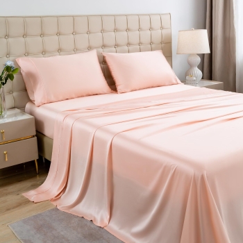 Factory Supply Bamboo Fibre Bed Sheet Set