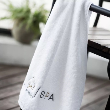 OEKO-TEX certified Cotton Spa Towel with Embroidery Logo 