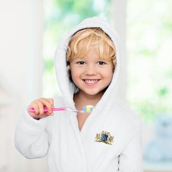 Kids Hooded terry Robe For Hotel/Spa 100% Egyptian Cotton Hooded Robes 