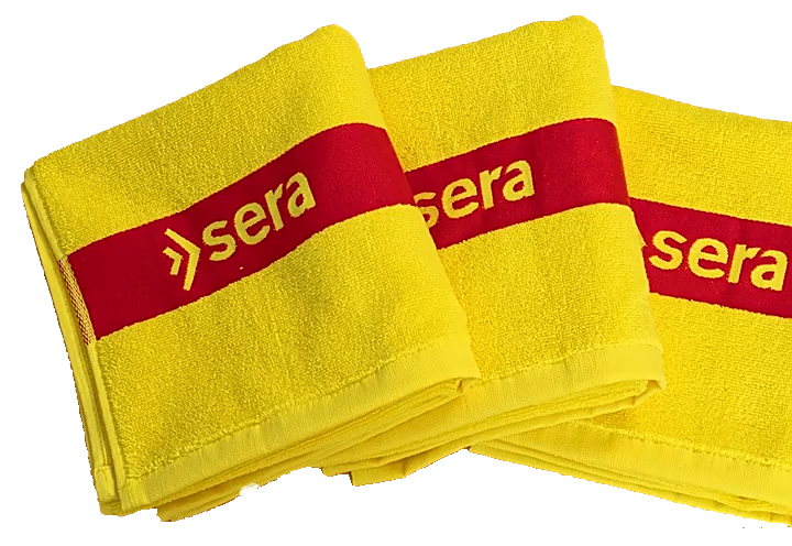 Personalized 00% Cotton Terry Yarn Dye Logo Sports Towel
