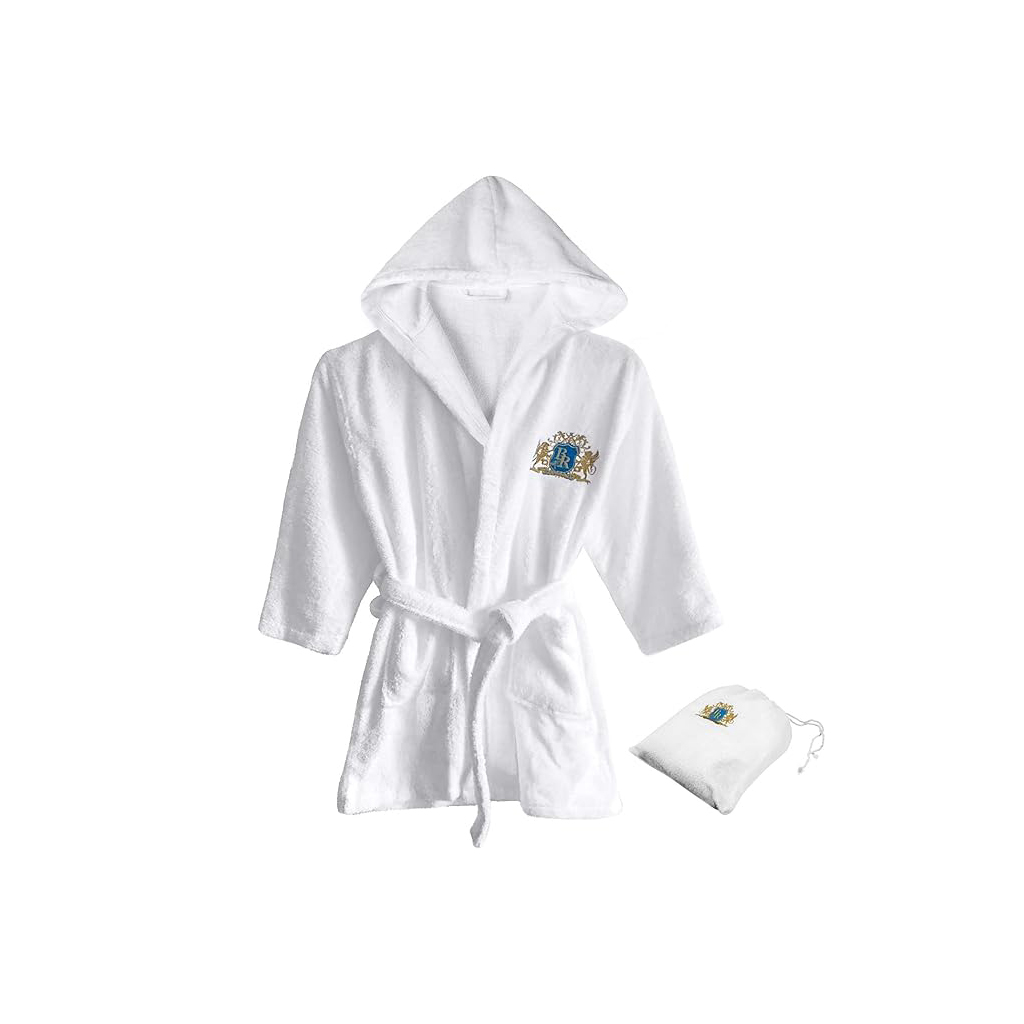 Kids Hooded terry Robe For Hotel/Spa 100% Egyptian Cotton Hooded Robes 