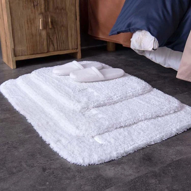 Premium Quality 100% Cotton Chenille Bath Mats for Bathroom