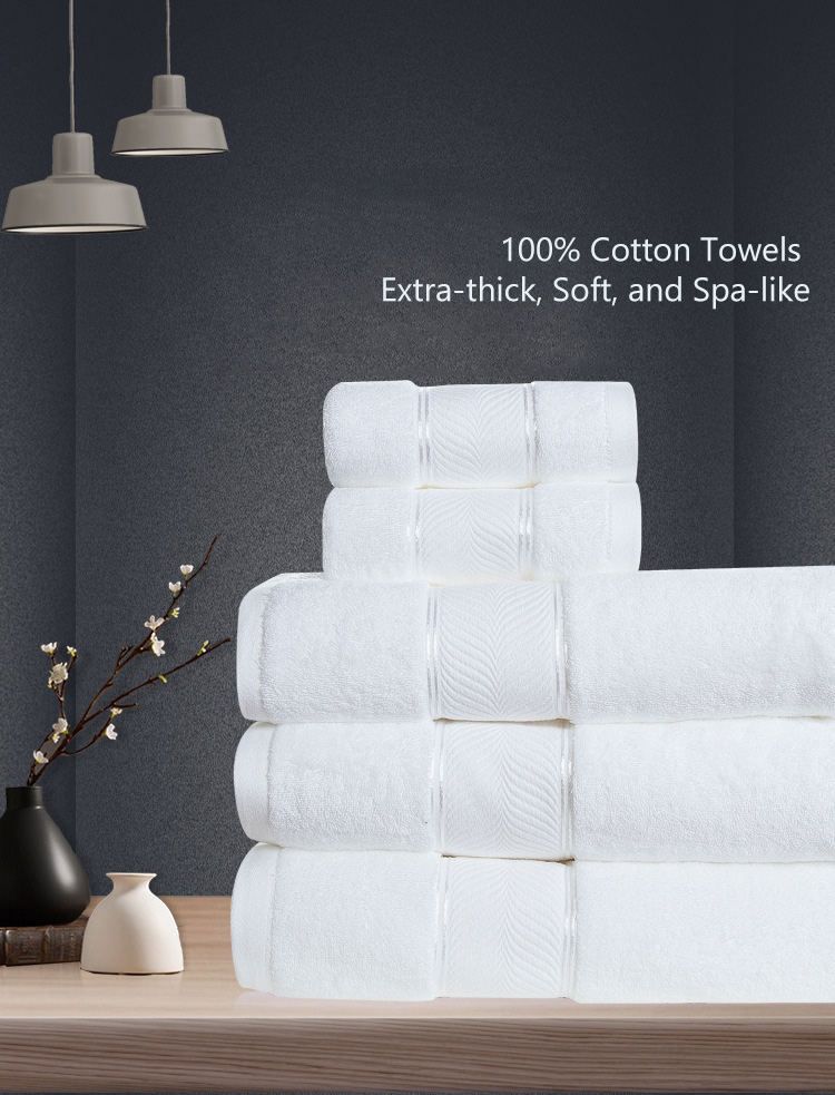 Commercial Grade Laundry Safe Hotel Towels Cotton