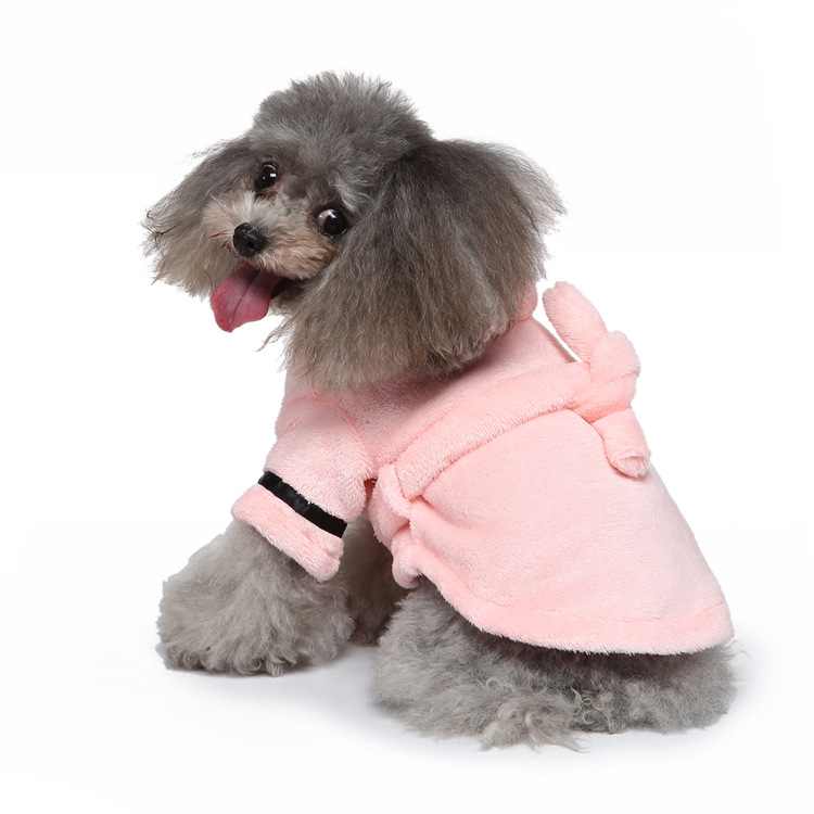 Wholesale Fleece Pet Bathrobe