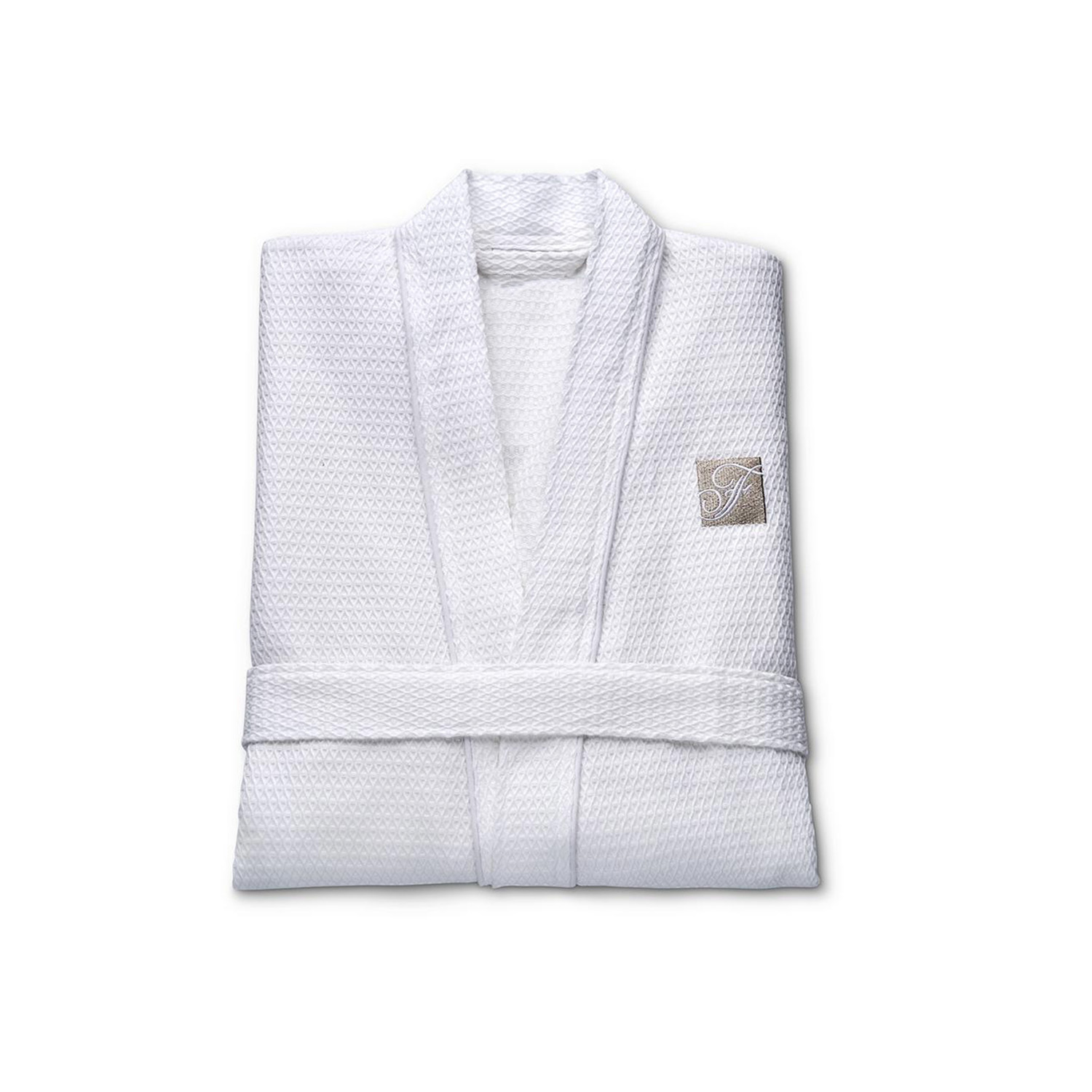 Light Weight 100% Cotton Knit Waffle Robe Kimono Style Hotel Robes
