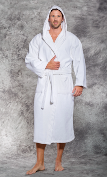 Wholesale Custom Logo 400GSM Cotton Velour Bathrobe for Hotel & SPA