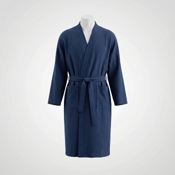 Ultra-Soft 2-Layer Cotton Muslin Robe: The Ultimate Lightweight Home Spa Experience