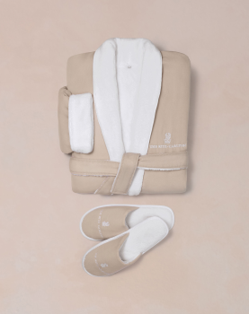 Luxurious Microfiber Spa Robes & Slipper Set