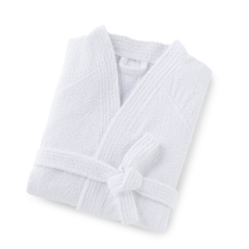 Luxurious 100% Cotton Terry Bathrobe Heavyweight 400GSM Soft Absorbent Hotel Spa Robe for Men and Women - Custom Logo Embroidery