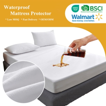 Fitted Style Waterproof Terry Mattress Protector