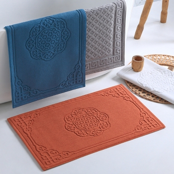 100% Cotton Anti-Slip Bath Mat for Bathroom